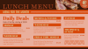 Amazing Lunch Menu Template