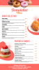 Donut digital menu Board idea