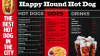 Creative Hot dog digital menu