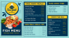 Fish Café digital Menu Board Template