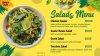 simple Digital Salad Menu Idea