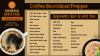 Espresso Bar Digital menu Idea