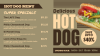 Hot dog offer menu