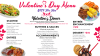 Valentine's Day Menu